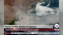 Así se ven los incendios en Australia desde el espacio