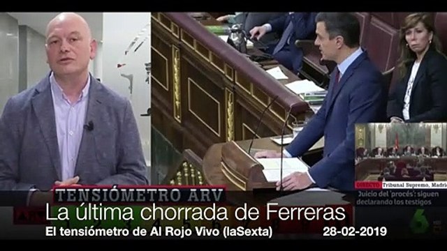 Nueva parida de Ferreras -el tensiómetro- y un tertuliano diciendo que esto es una broma