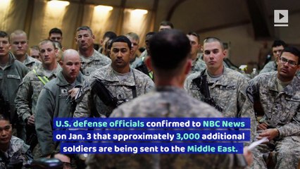 United States to Deploy 3,000 Troops to Middle East