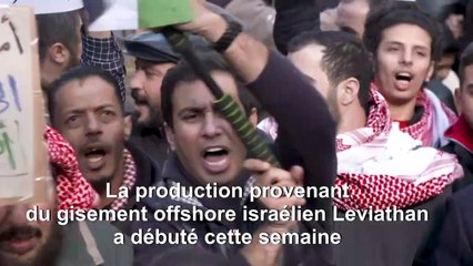 Download Video: Des Jordaniens protestent contre l'importation de gaz israélien