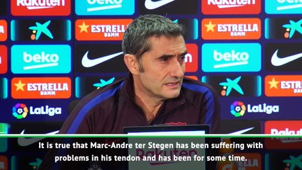 Download Video: Valverde confirms Ter Stegen injured