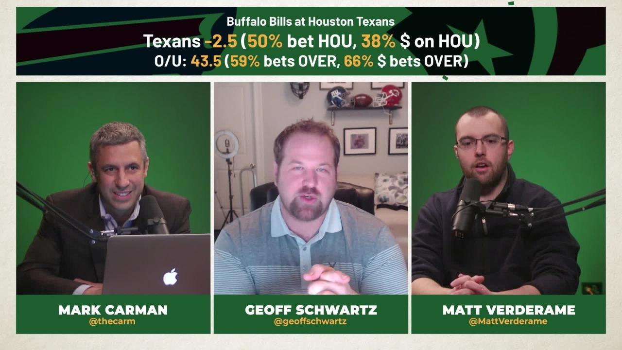 Place Your Bets: Bills v Texans