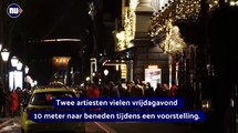 Deux artistes de cirque ont chuté de 10 mètres devant le public lors d'un spectacle qui se tenait hier soir au Théâtre royal Carré à Amsterdam