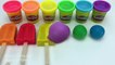Fun Making Ice Cream Popsicle with Play Doh and Surprise Toys Shopkins Happy Places