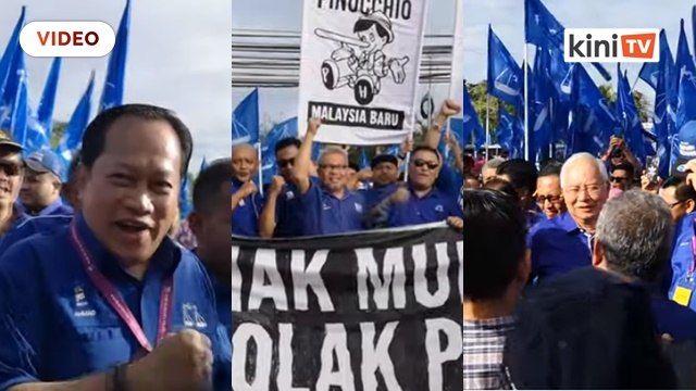 PRK Kimanis: Pantun Ahmad Maslan meriahkan ratusan penyokong berkumpul