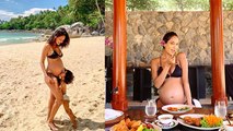 Lisa Haydon Pregnancy के दौरान भी लगती हैं बेहद हॉट | LISA HAYDON BEACH LOOK | Boldsky