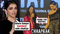 Laxmi Agarwal's FIRST REACTION On Deepika's Look And Chhapaak Movie Title Song Launch