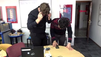 Düzce işitme engeller için gözlük tasarladılar