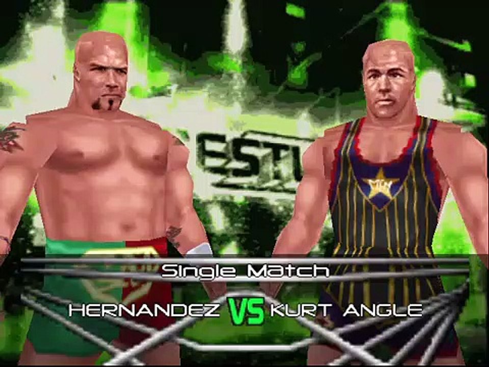 TNA Cross The Line Mod Matches Hernandez vs Kurt Angle