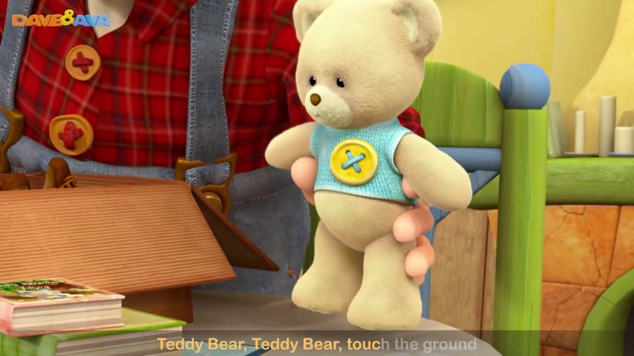 Teddy Bear, Teddy Bear, Turn Around | Nursery Rhymes and Baby Songs from Dave and Ava