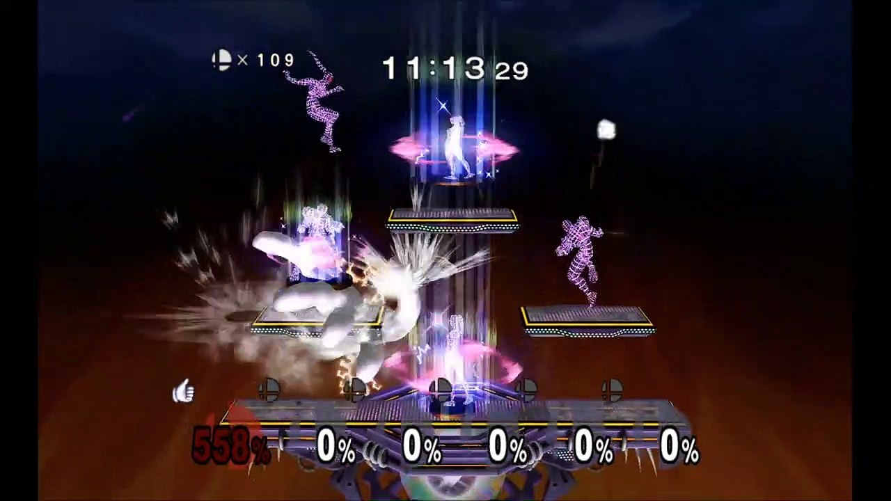 Super Smash Bros. Melee- 15 Minute Melee as Crazy Hand