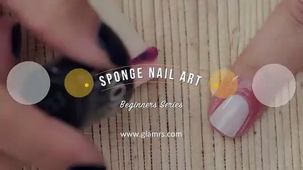 3 Nail Art Technique Using Sponge  Beginners Series