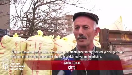 Скачать видео: Ankara Büyükşehir Belediyesi, çiftçinin elinde kalan yerel mahsüllerle pişirdiği yemekleri ihtiyaç sahiplerine dağıtıyor