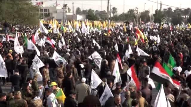 Irak'ta Süleymani ve el-Mühendis için cenaze töreni (2)