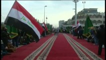 Miles de iraquíes acuden al funeral del general iraní Qassem Soleimani en Bagdad