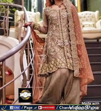 Most beautiful and stylish bridal/party wear dresses♥New(2020)