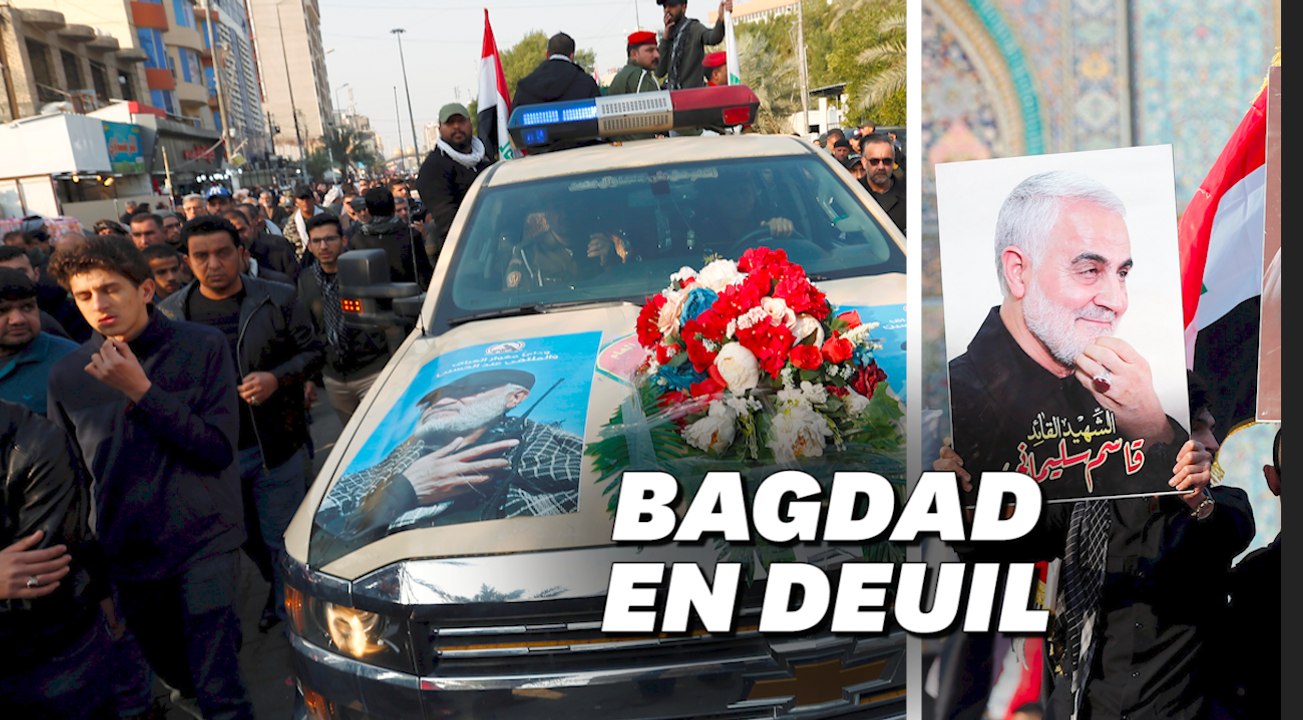 À Bagdad, les images des funérailles de Qassem Soleimani