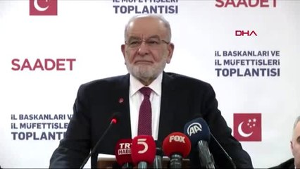 Ankara karamollaoğlu: milli görüşte makam değil, hizmet yarışı vardır
