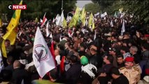 Des milliers d'Irakiens scandent « Mort à l'Amérique » aux obsèques de Soleimani  à Bagdad