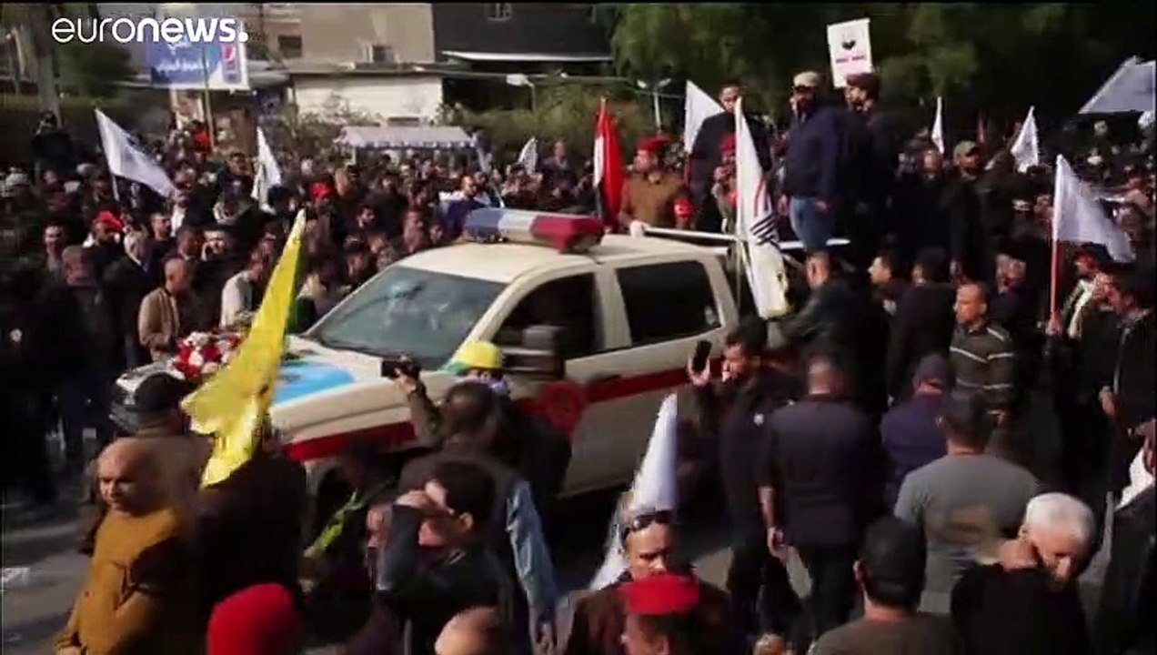 Bagdad: Regierungschef Mahdi bei Trauerzug für Soleimani