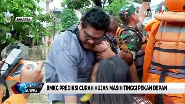 Pekan Depan, BMKG Prediksi Curah Hujan Masih Tinggi