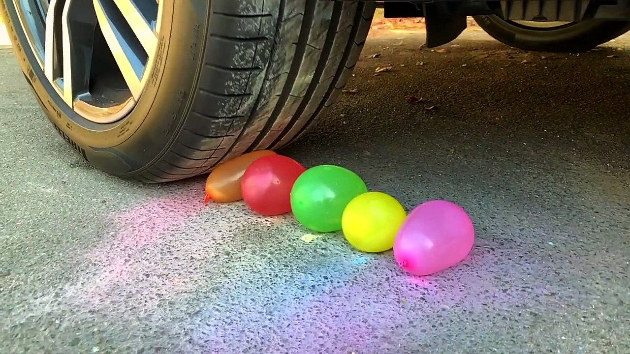 Experiment Car VS Balloons with Water 7 Ways video Dailymotion