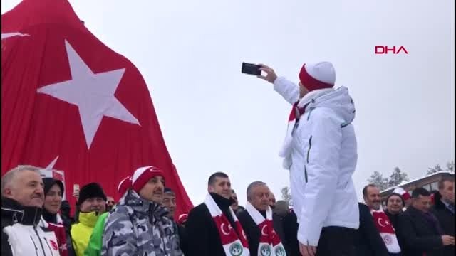 Kars sarıkamış harekatı'nın 105'inci yılında kahraman ecdad anısına, 200 kamyon kardan şehit...