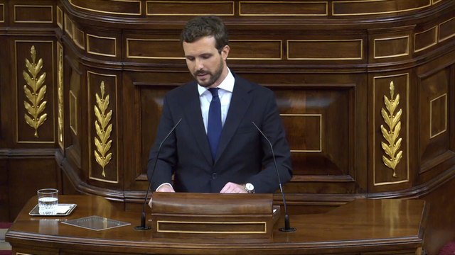 Casado insta a Sánchez a activar el 155 si Torra no deja el cargo