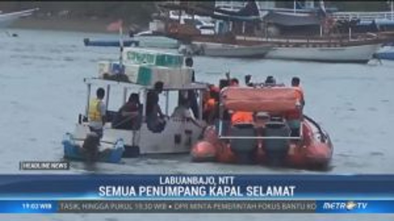 Kapal Wisata Tenggelam di Pulau Bidadari, 5 Penumpang Selamat