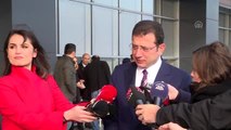 İmamoğlu, Kanal İstanbul hakkında gazetecilerin sorularını yanıtladı