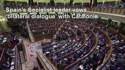 Spain's Sanchez makes Catalan dialogue top priority