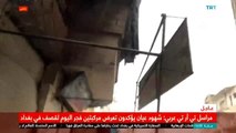 Suriye'de çekim yapan TRT Arapça ekibinin yakınlarına roket düştü