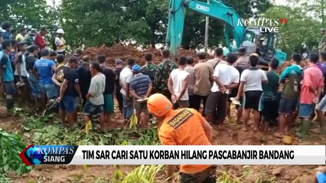 Pasca Banjir Bandang, Tim SAR Terus Mencari Korban yang Hilang