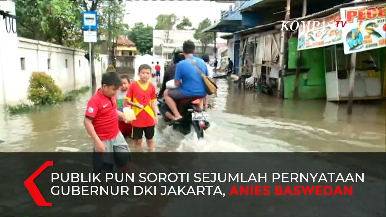 Kumpulan Pernyataan Anies Baswedan yang Jadi Sorotan Soal Banjir Jakarta 2020