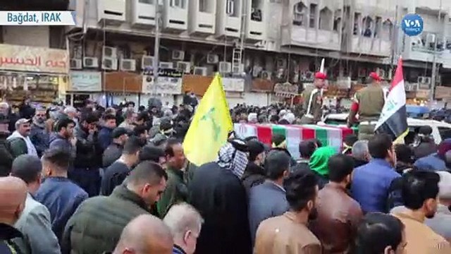 Kasım Süleymani İçin Irak'ta Cenaze Töreni Düzenlendi