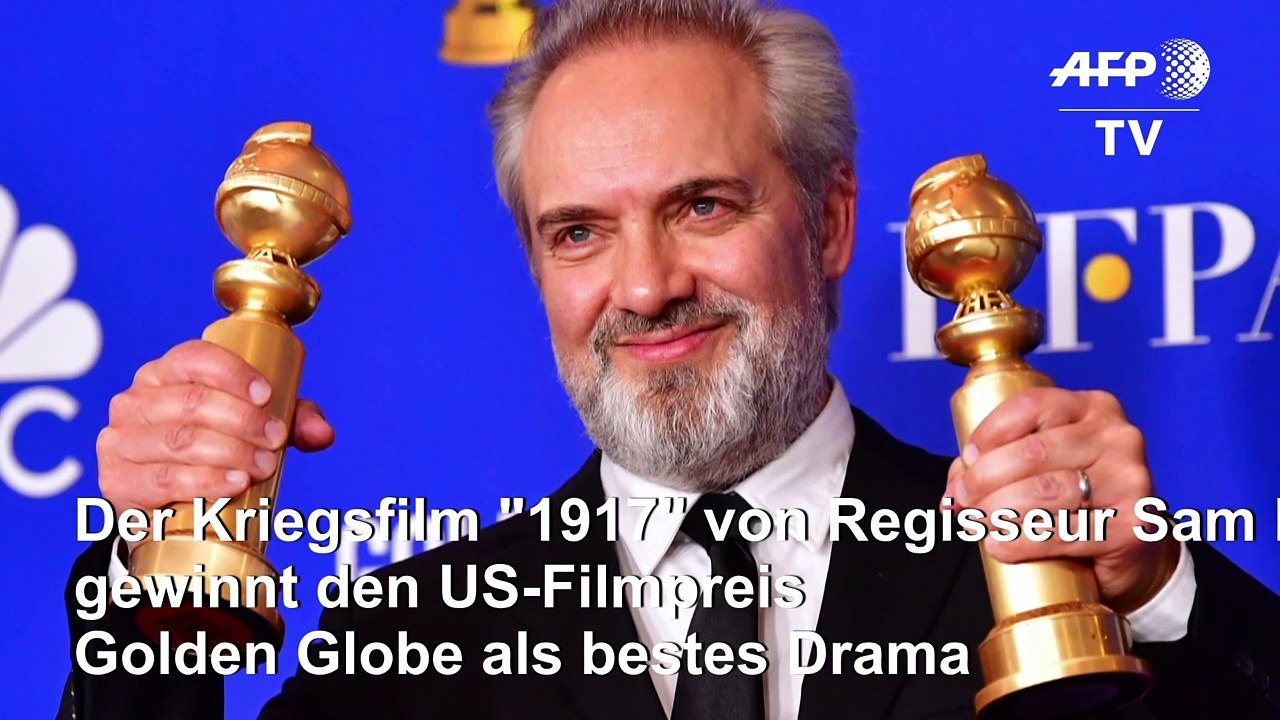 Golden Globe für bestes Drama geht an Kriegsfilm '1917'