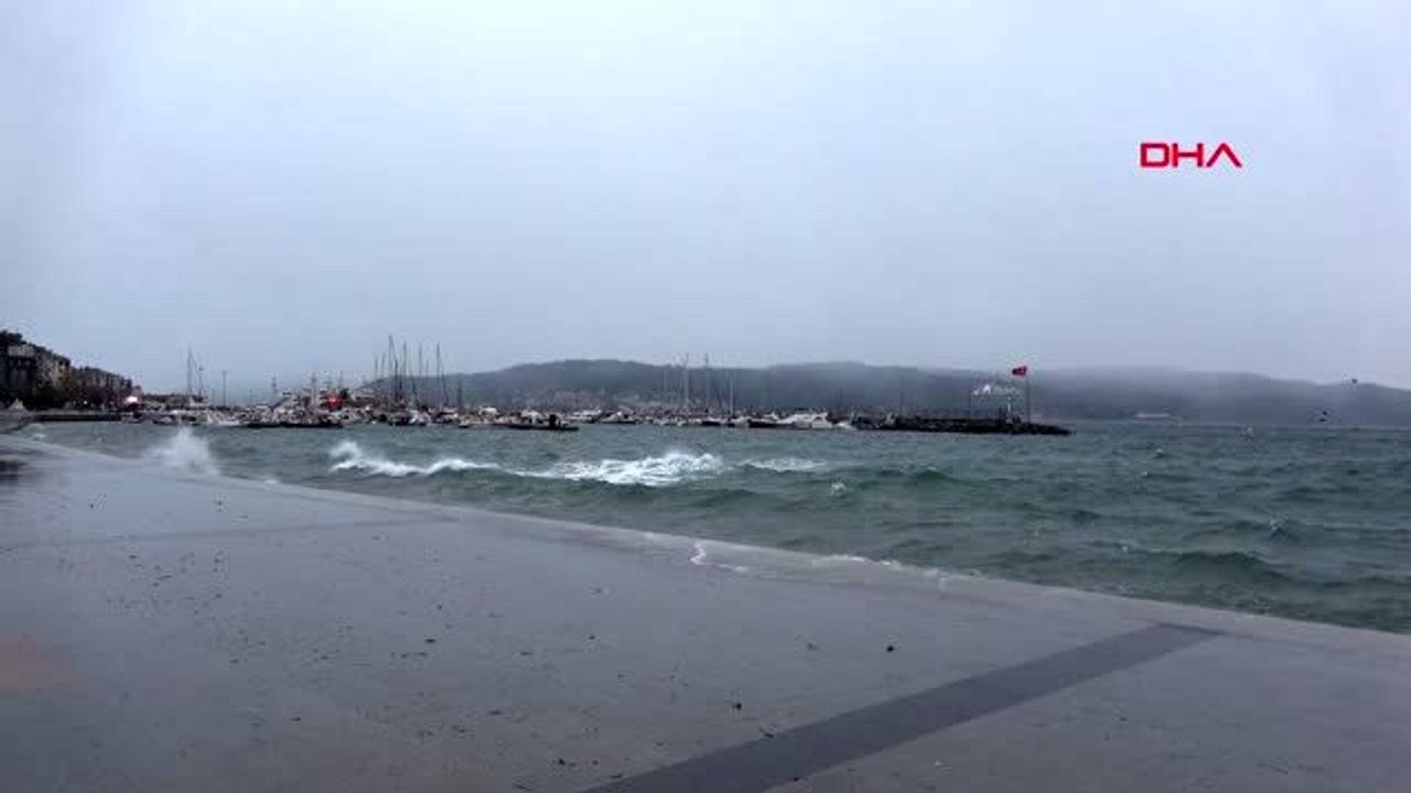Çanakkale kuzey ege ve güney marmara'daki adalara ulaşım durdu-2