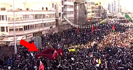Kasım Süleymani'nin cenazesi Tahran meydanında gezdirildi