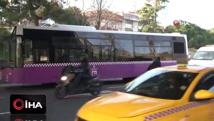 İstanbul'un göbeğinde akıl almaz kaza