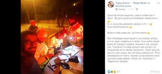 Trafik cezası yememek için gurup kurdu, 8 yıl sonra ehliyetini kaptırdı