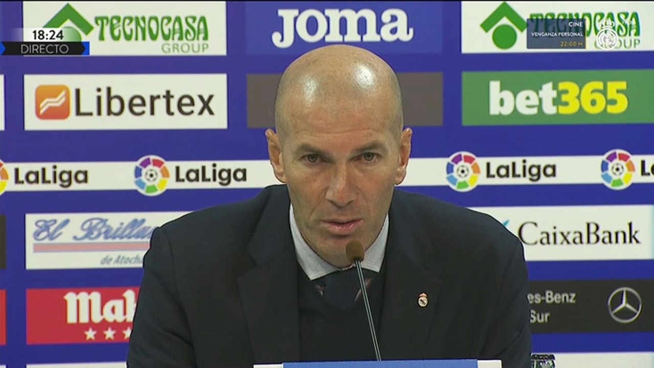 Zidane: "Todos los jugadores que tengo aquí son los mejores"