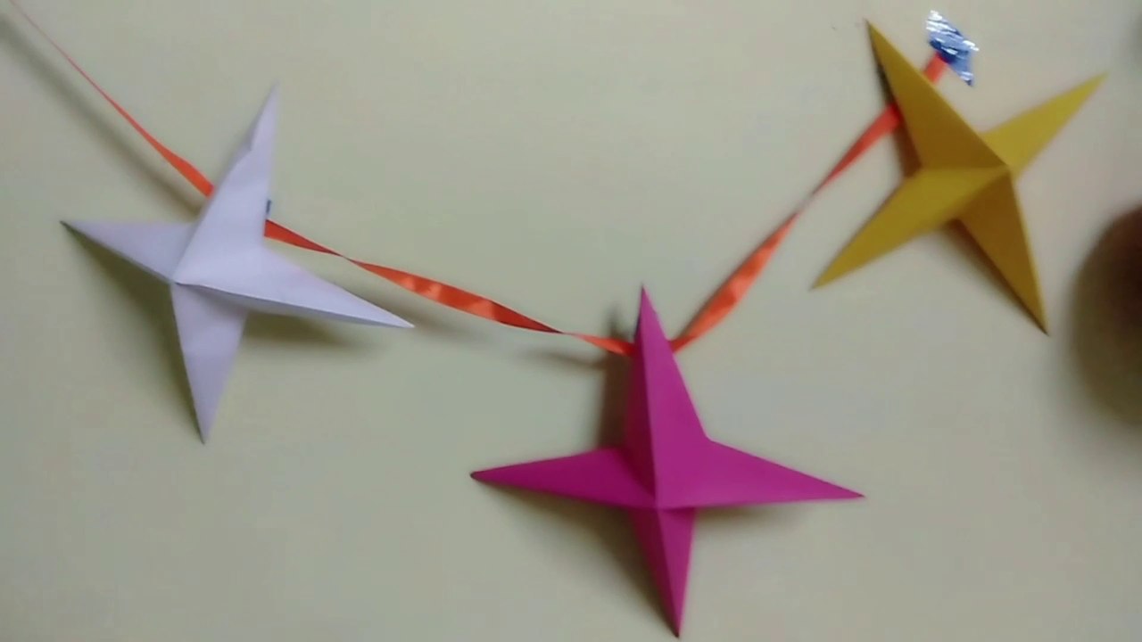 How to make simple & easy paper star | Paper Craft Ideas ! Tutorials.! the art company