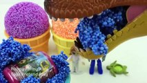 3 Play Foam Ice Cream Cups and Kinder Surprise Eggs Masha and The Bear Surprise Toys