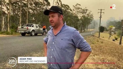 Incendies en Australie : les vents violent attisent les flammes