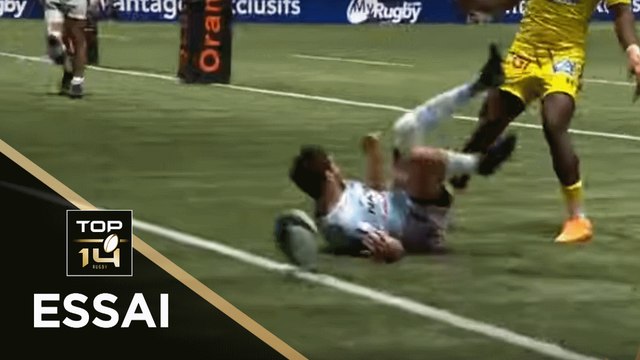 TOP 14 - Essai Teddy IRIBAREN (R92) - Racing 92 - Clermont - J13 - Saison 2019/2020