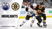 NHL Highlights | Oilers @ Bruins 01/04/20