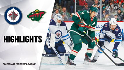 NHL Highlights | Jets @ Wild 01/04/20