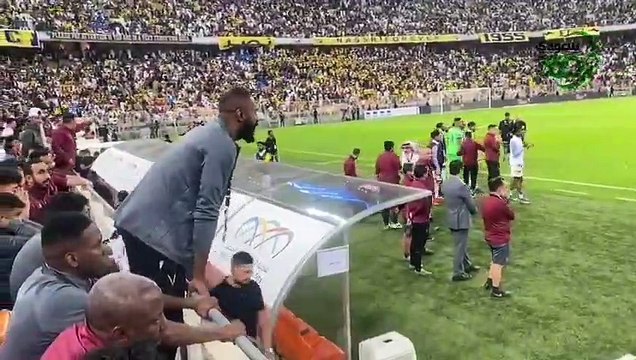 ترقّب وانتظار ثم فرحة لقب وانتصار دكة النصر تنطلق فرحًا بعد تصدي جونز كأس السوبر السعودي النصر والتعاون السوبر @Abdulma