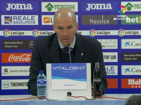 19e j. - Zidane : Courtois nous a sauvés plusieurs fois