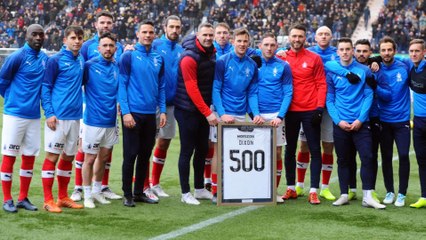 Falkirk 3 Dumbarton 0 - the managers